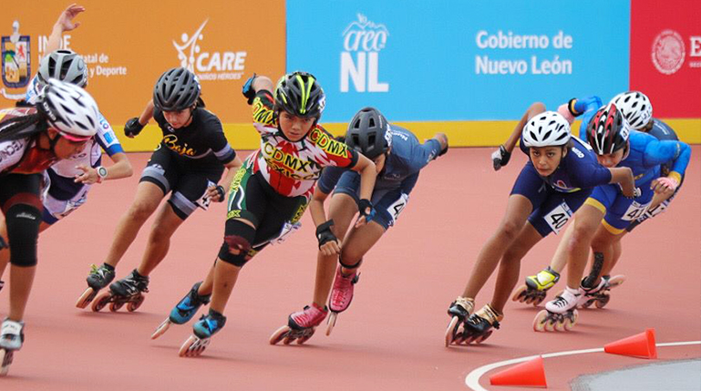 Patines sobre ruedas